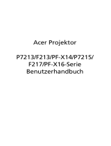 Acer P7215 Benutzerhandbuch