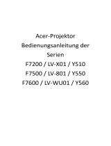 Acer F7600 Benutzerhandbuch