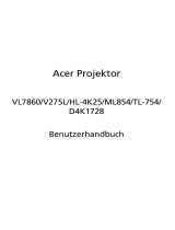 Acer V275L Benutzerhandbuch