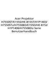 Acer H7550STz Benutzerhandbuch