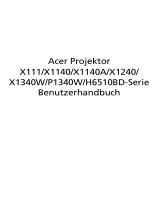 Acer X1140A Projektor Benutzerhandbuch