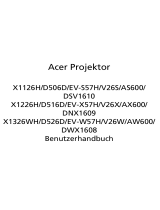 Acer X1126H Benutzerhandbuch
