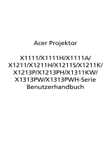 Acer X1111A Benutzerhandbuch