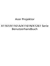Acer X1261 Benutzerhandbuch