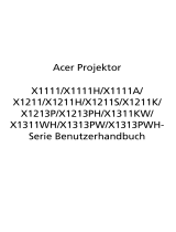 Acer X1311WH Benutzerhandbuch