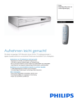 Philips DVDR3355/02 Product Datasheet