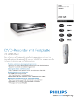 Philips DVDR7310H/58 Product Datasheet