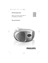 Philips AZ102B/12 Benutzerhandbuch