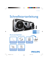 Philips FWM582/12 Schnellstartanleitung