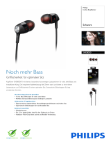 Philips SHE8000/10 Product Datasheet