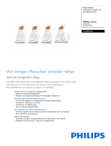 Philips CD2854W/NL Product Datasheet