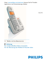 Philips SE2451S/02 Benutzerhandbuch