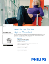 Philips LFF6050/DEB Product Datasheet