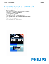 Philips 6LR61/10B Product Datasheet