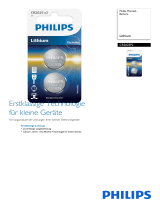 Philips CR2025P2/01B Product Datasheet