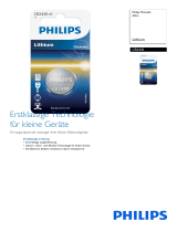 Philips CR2430/00B Product Datasheet