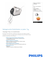 Philips HR1574/51 Product Datasheet