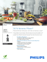 Philips HR3655/00 Product Datasheet