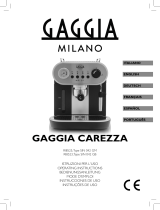 Gaggia CAREZZA RI8523 Benutzerhandbuch