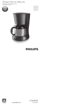 Philips HD7476 Kaffeemaschine Benutzerhandbuch
