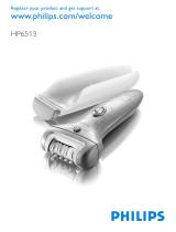Philips hp6513 00 integrated icepack epilator Benutzerhandbuch