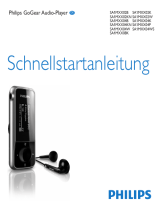 Philips SA1MXX04K/02 Schnellstartanleitung