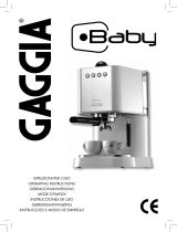 Gaggia RI9301 Gaggia Baby Benutzerhandbuch