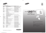 Samsung TV LED 50’’, UHD/4K, Smart TV, 200Hz CMR - UE50HU6900 Schnellstartanleitung