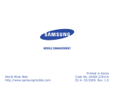 Samsung WEP475 Benutzerhandbuch