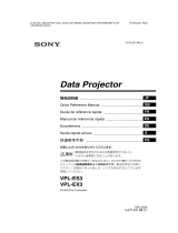 Sony VPL-ES4 Bedienungsanleitung