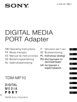 Sony TDM-MP10 Benutzerhandbuch