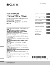 Sony CDX-G3200UV Benutzerhandbuch