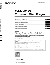 Sony CDX-L450 Bedienungsanleitung
