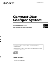 Sony CDX-525RF Bedienungsanleitung