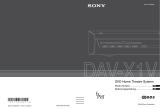 Sony DAV-X1V Bedienungsanleitung