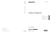 Sony VPL-HW50ES Bedienungsanleitung