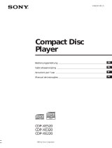 Sony CDP-XE220 Bedienungsanleitung