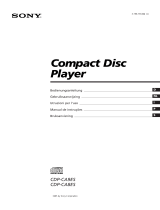 Sony CDP-CA8ES Bedienungsanleitung