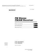 Sony STR-DA2000ES Bedienungsanleitung