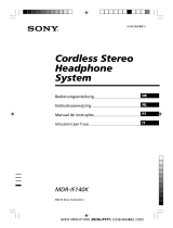 Sony MDR-IF140K Bedienungsanleitung