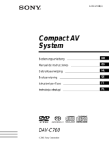 Sony DAV-C700 Bedienungsanleitung