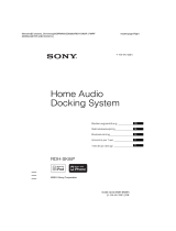 Sony RDH-SK8iP Bedienungsanleitung