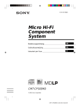 Sony CMT-CP505MD Bedienungsanleitung
