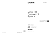 Sony cmt hx35r Bedienungsanleitung