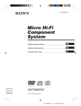 Sony CMT-M90DVD Bedienungsanleitung