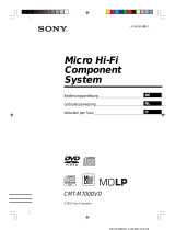 Sony CMT-M700DVD Bedienungsanleitung