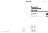 Sony HCD-101 Bedienungsanleitung