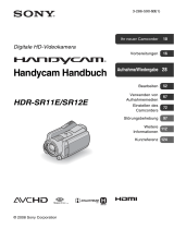 Sony HDR-SR12E Bedienungsanleitung