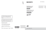Sony SLT-A77V Bedienungsanleitung