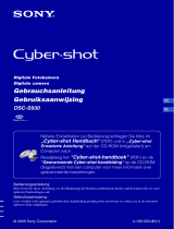 Sony Cybershot DSC-S930 Bedienungsanleitung